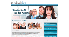 Desktop Screenshot of englischfox.com